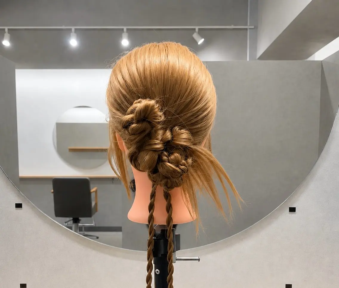 ✈️大事なイベント前に➰🎫ヘアアレンジ❕⚠️夜会巻き、日本髪、ウェーブ等NG❌⚠️の写真