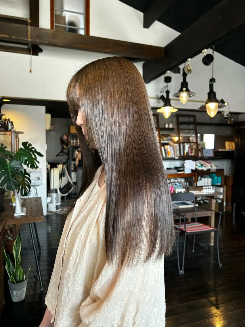 ロング カラー ヘアカラー 仙波 洸のヘアスタイル