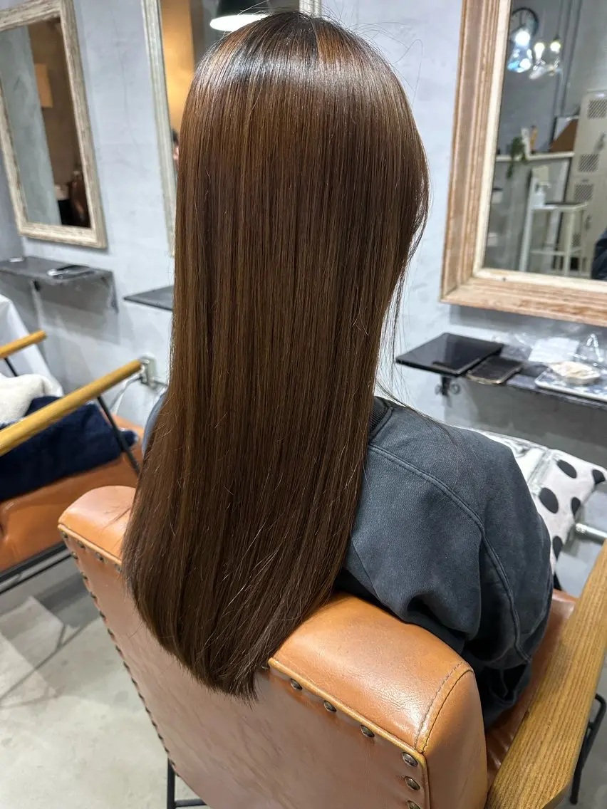 美髪、艶髪メニュー✨《髪質改善弱酸性ストレートパーマ》カット無しの写真