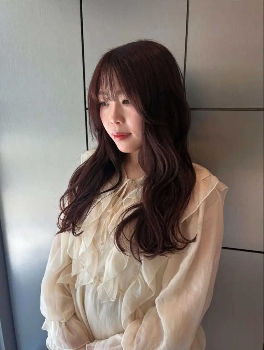 ロング 山崎 京のヘアスタイル