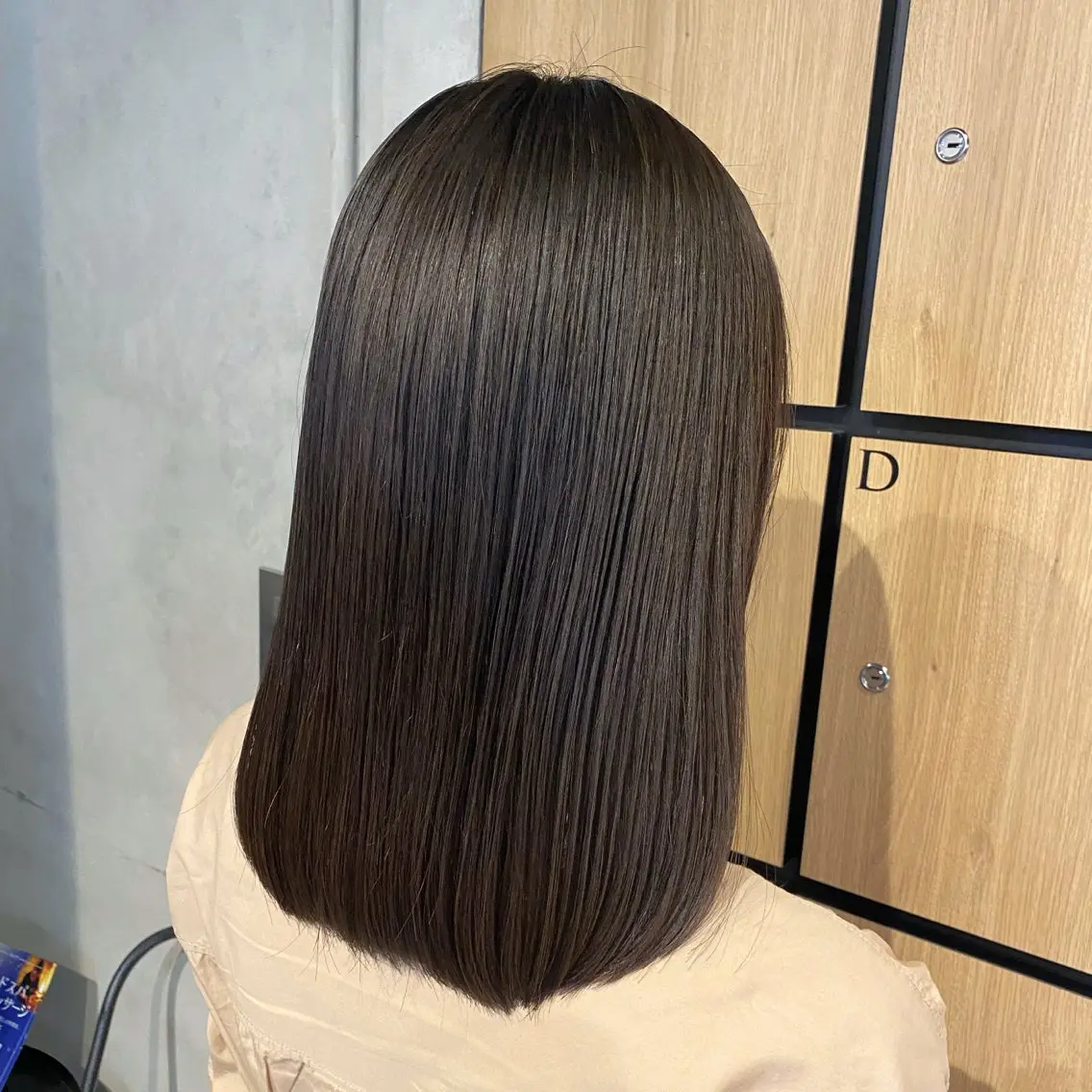 ミディアム ケアカラー トリートメント ヘアカラー トリートメント 髪質改善サロン 梅田/ヨナミネのヘアスタイル