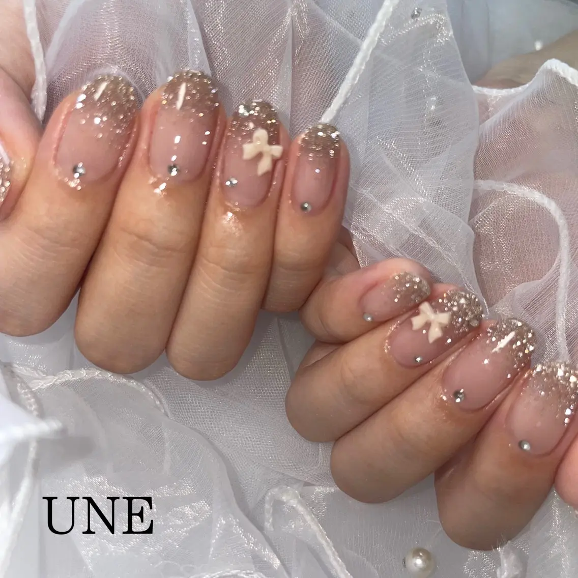 ネイル フラッシュネイル UNE.【ユヌ】 Jr.NANAのネイルデザイン