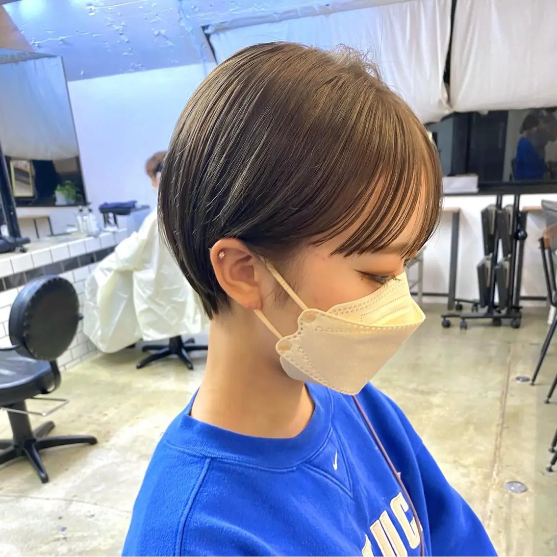 ショート カラー 🟩白髪ぼかし ショート/大司のヘアスタイル