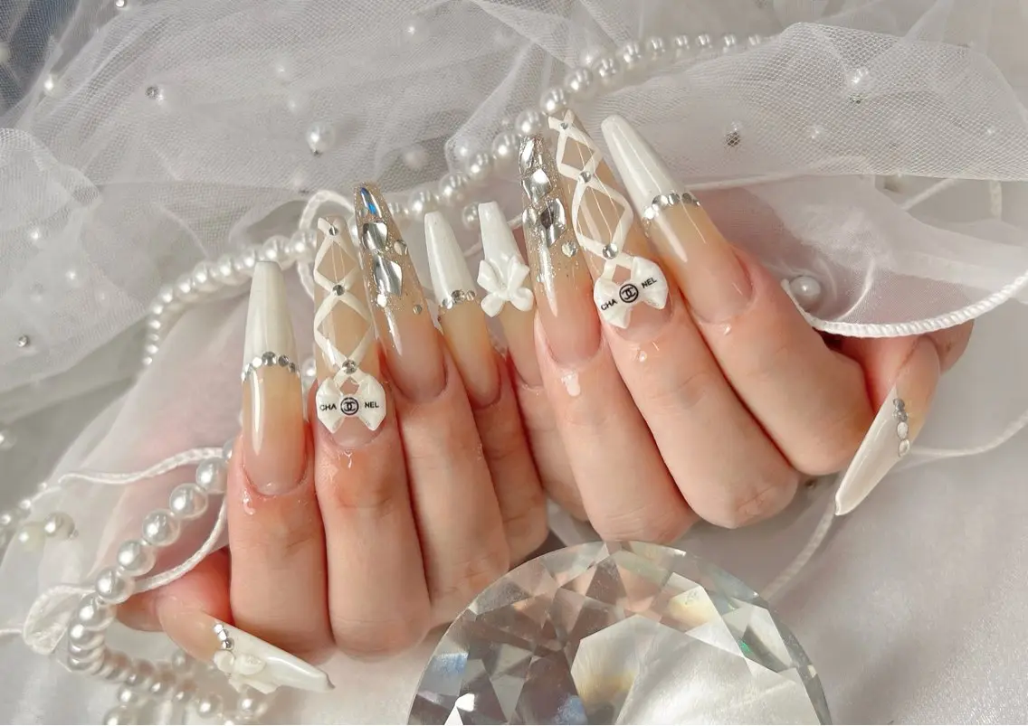 ネイル ハンドネイル bijou nails 蓮のネイルデザイン