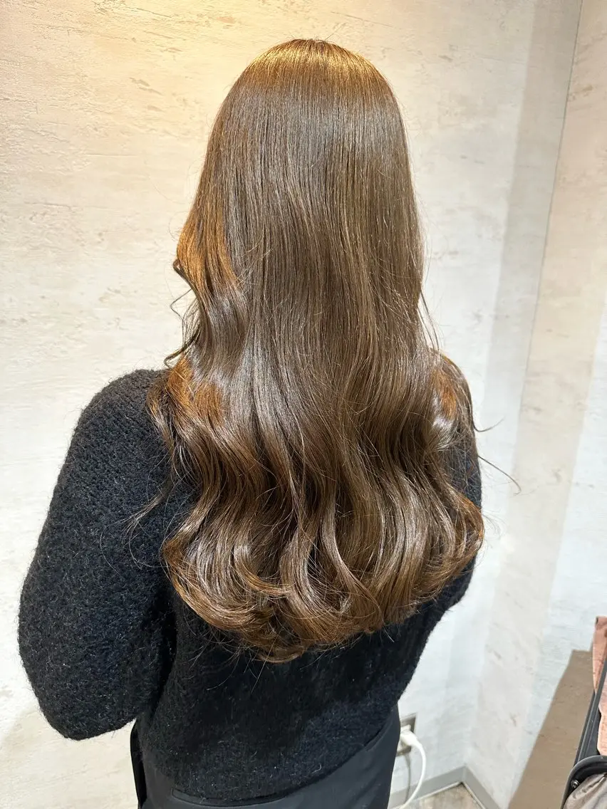 ロング カラー ベージュカラー ヘアカラー トリートメント 🤍2nd🤍田所 美希のヘアスタイル