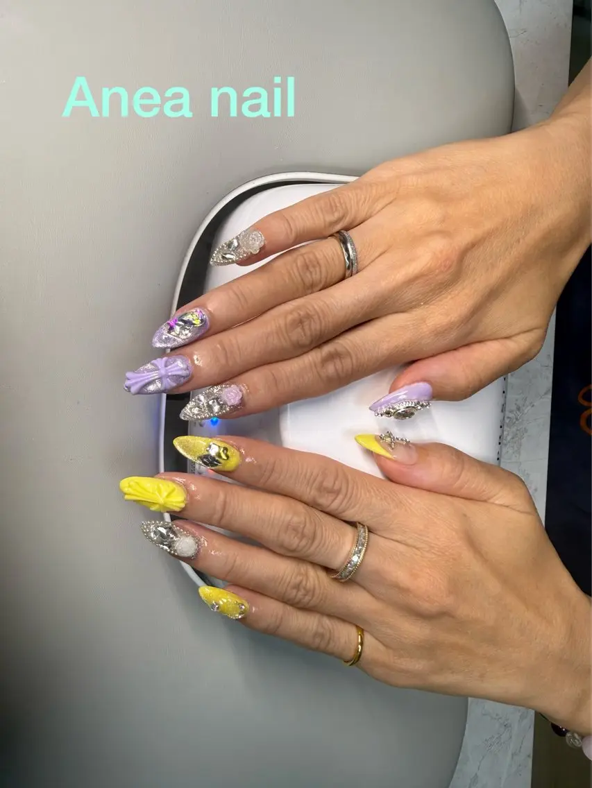 ネイル 長さ出し ネイルチップ Anea Nailのネイルデザイン