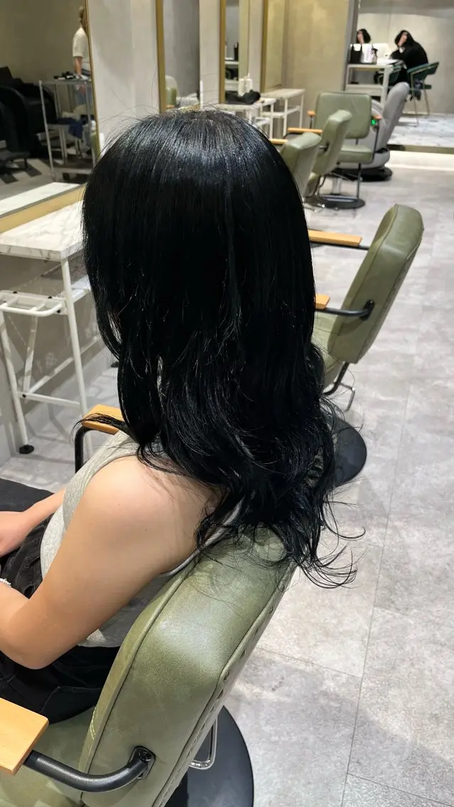 ロング カラー カラー/クロスパーマ /髪質改善/AiNAのヘアスタイル
