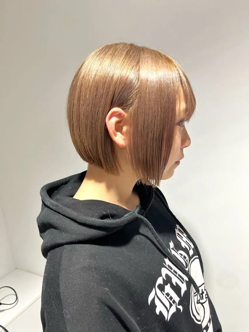 ショート カット ヘアカラー トリートメント 小谷野 真優のヘアスタイル