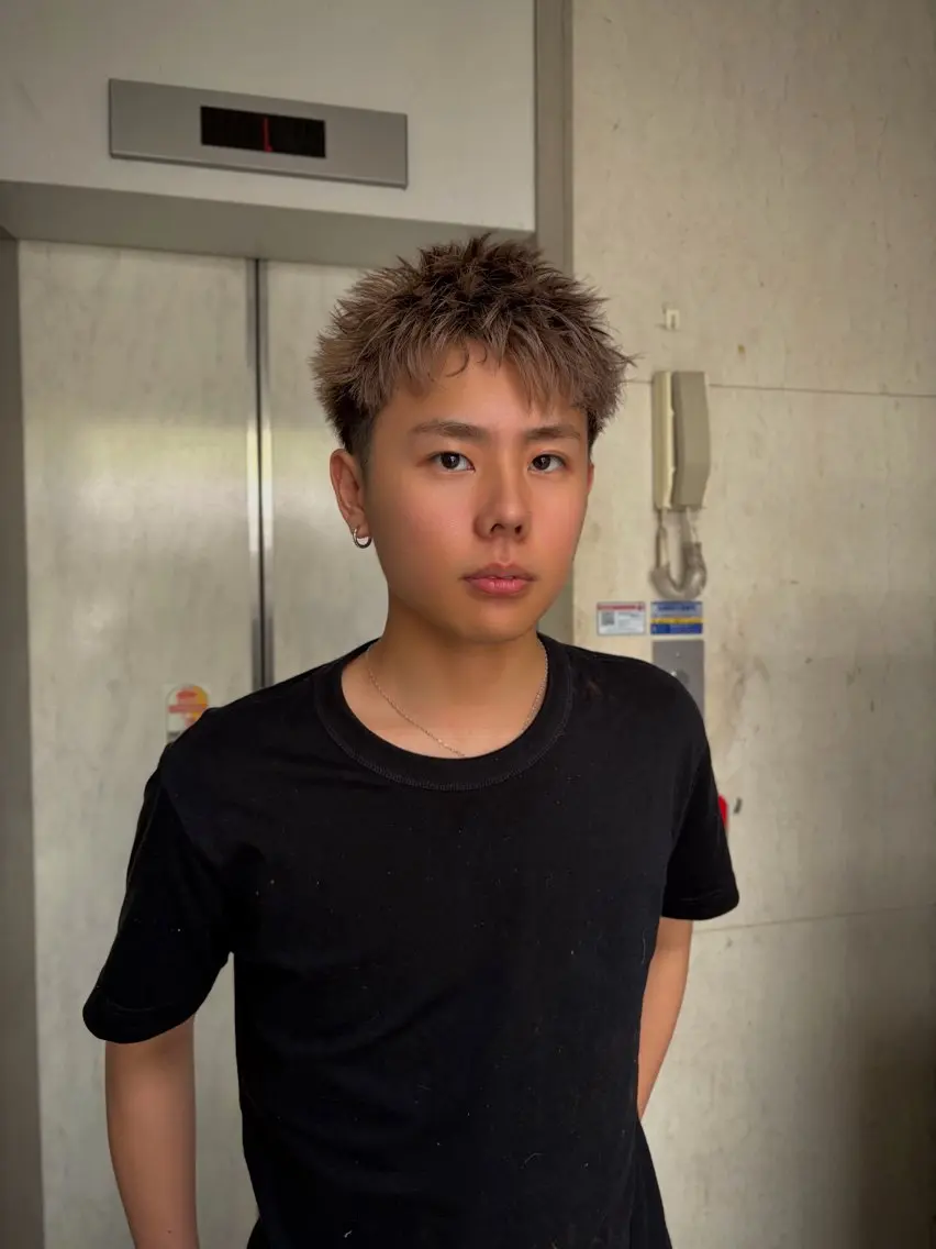 ショート メンズ ショートヘア カット UMM daichi メンズパーマのヘアスタイル