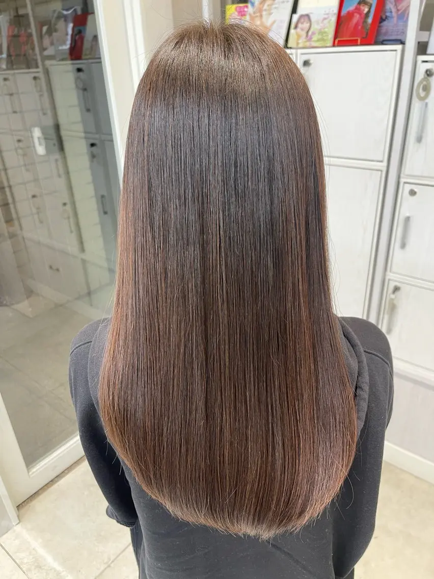 ロング 中顔面短縮 顔まわり新田大翔のヘアスタイル