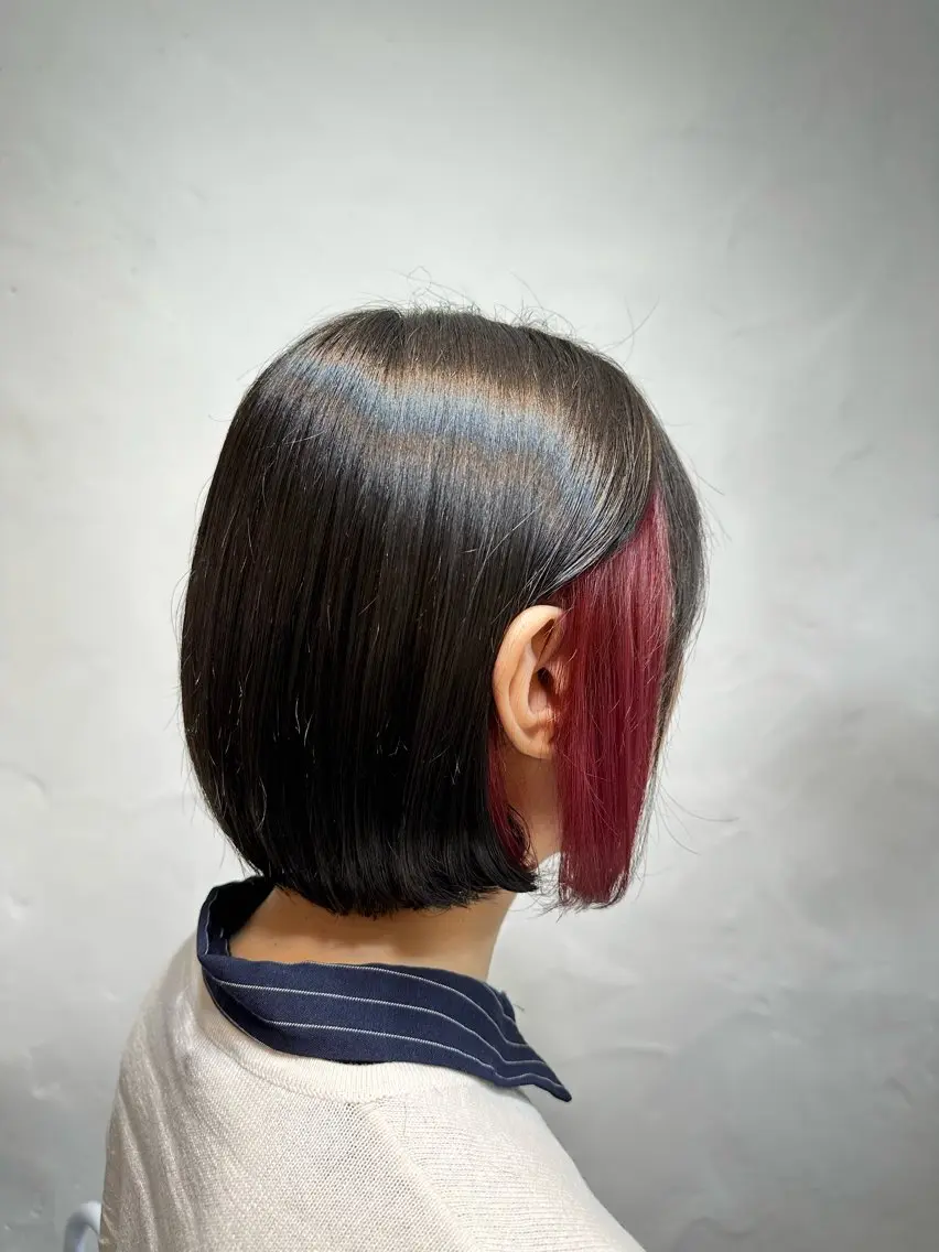 カラー インナーカラー ✨透明感カラー🌱 上村 舜のヘアスタイル