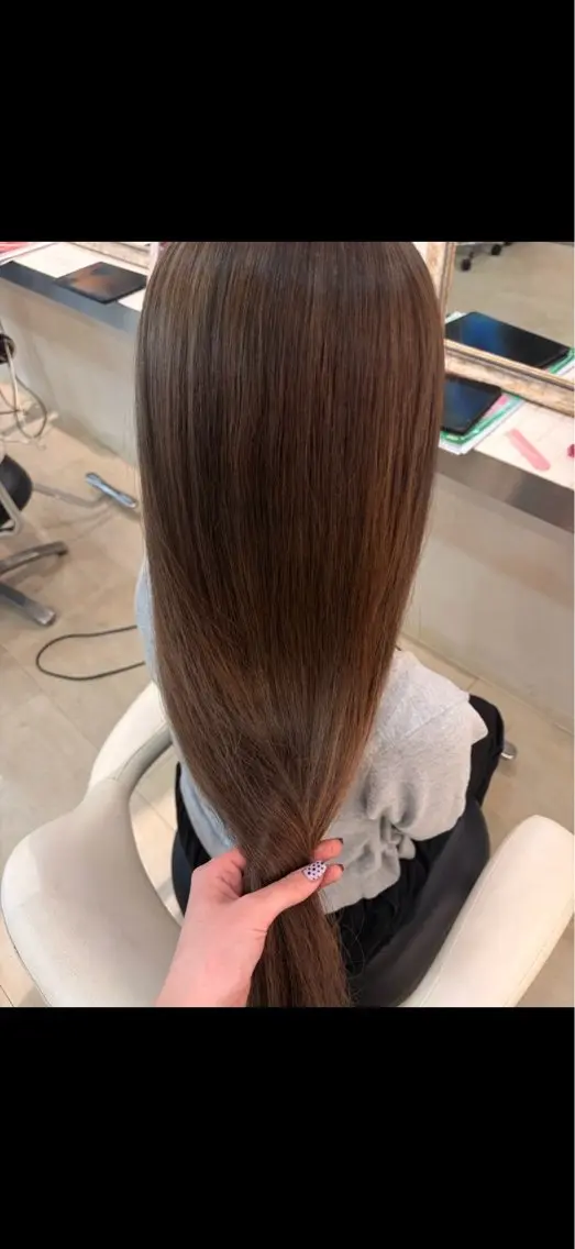 ロング ヘアカラー トリートメント hair bonitaのヘアスタイル