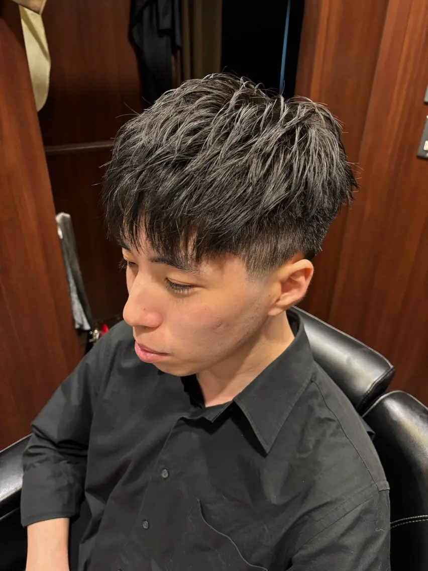 ショート メンズ カット 小松 美雄のヘアスタイル