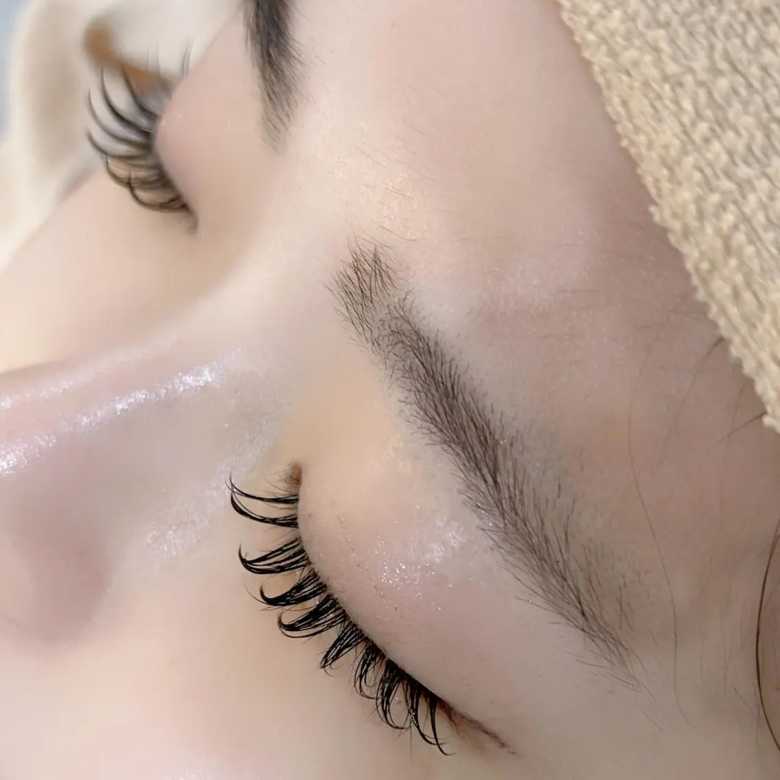 マツエク・マツパ Cカール ナチュラル LaBless 天王寺RINOのヘアスタイル
