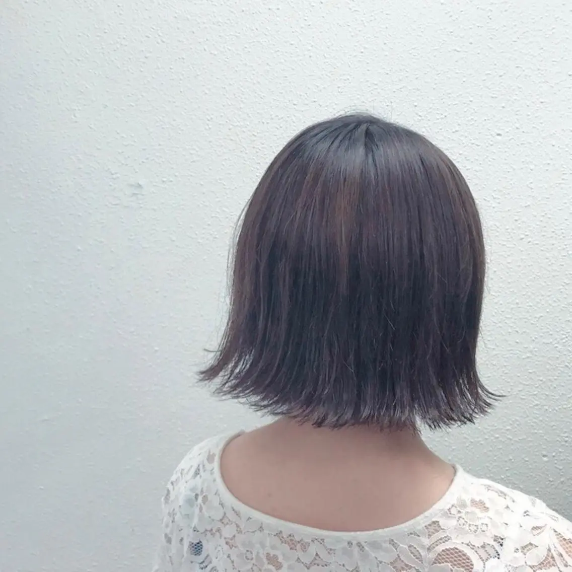 ショート カラー 切りっぱなしボブ ボブ 韓国 縮毛矯正 髪質改善 木村のヘアスタイル