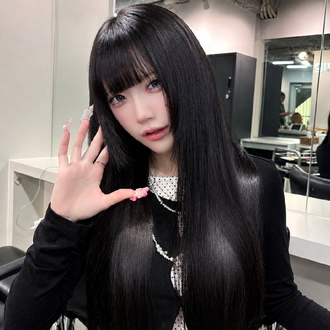 ロング プルエクステ エクステ グロウ渋谷 プルエクステ専用のヘアスタイル