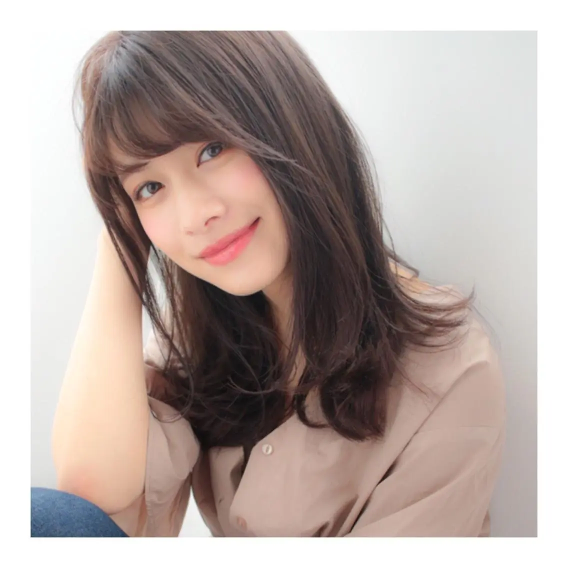 ミディアム カラー 透明感カラー レイヤーボブ/ボブ 仲川和人のヘアスタイル