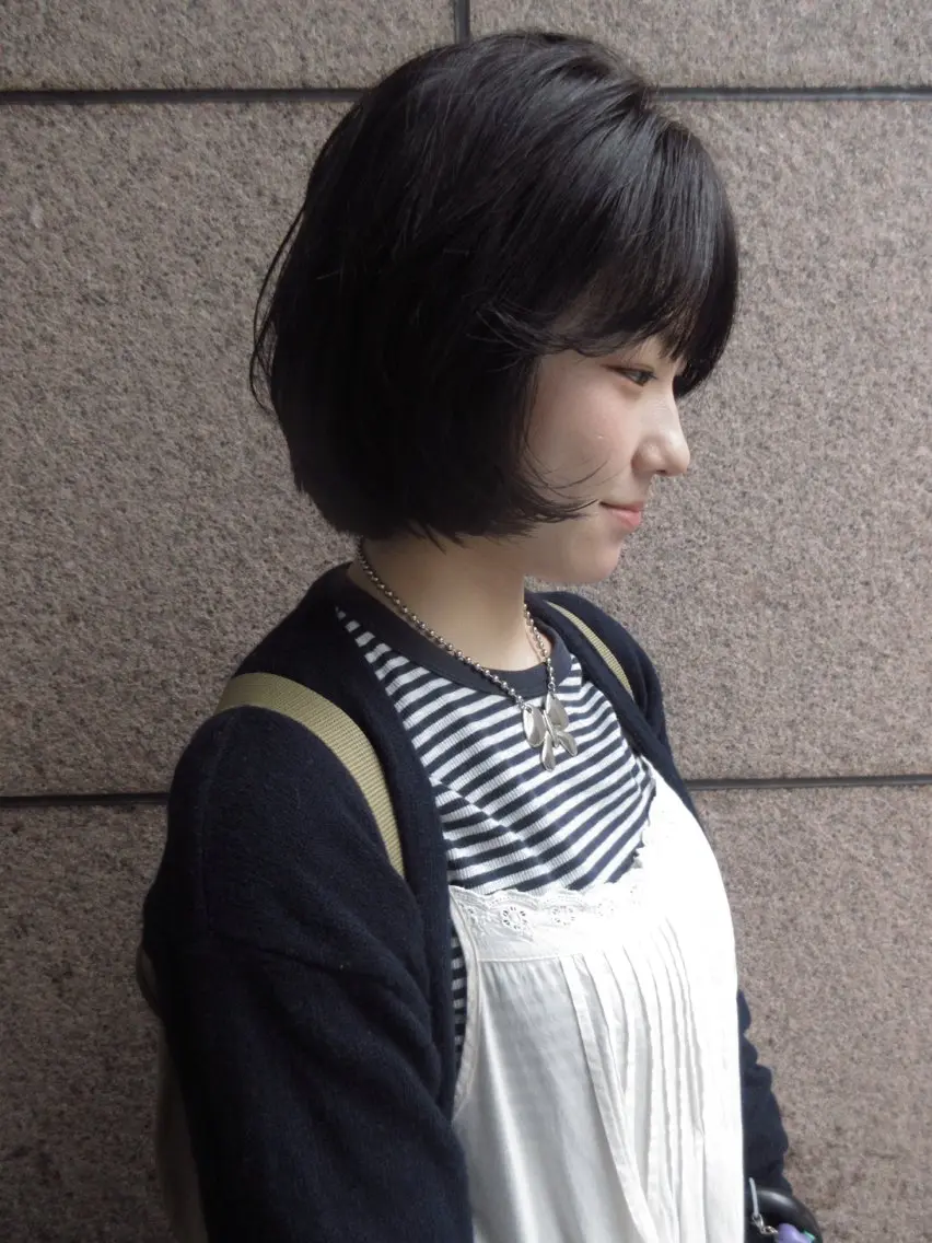 ミディアム カラー カット ヘアカラー トリートメント 赤み消しカラー/ ナチュラル/トモキのヘアスタイル