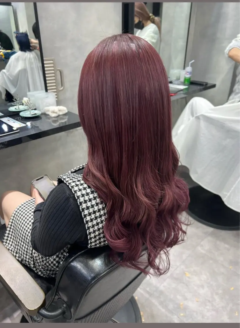 セミロング ボブカット艶髪 矯正濱川響太のヘアスタイル