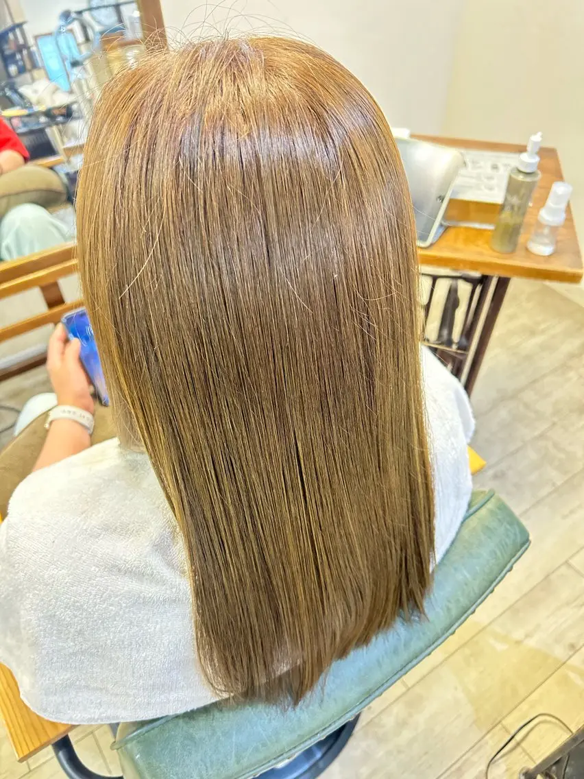 ロング reche 上之園 桃花のヘアスタイル