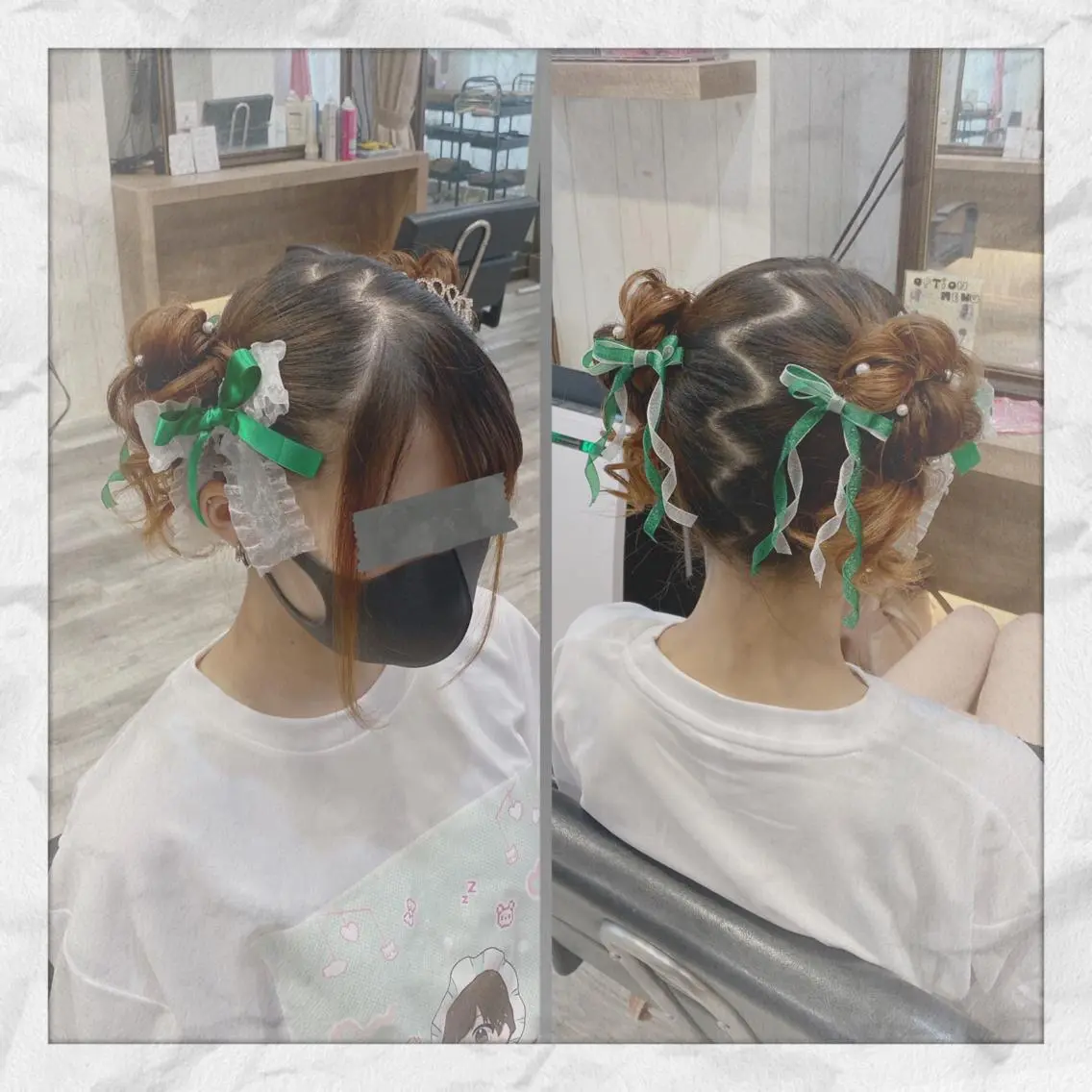 セミロング ヘアアレンジ ヘアセット ヘアセット/着付け 𓇼 まつもと𓇼のその他イメージ