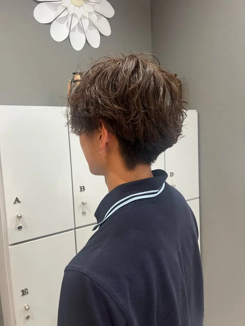 メンズ ヘアカラー 佐藤 玲杏のヘアスタイル