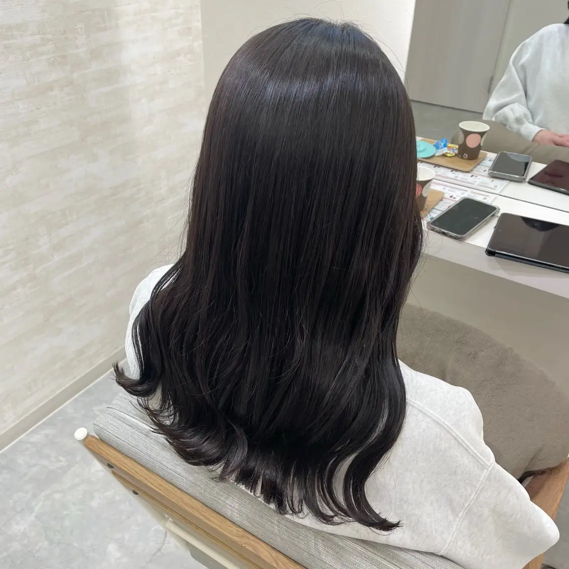 ミディアム カラー ブラウンカラー グレージュ カット ヘアカラー トリートメント 髪質改善&ヘアケア /菊池琉那のヘアスタイル