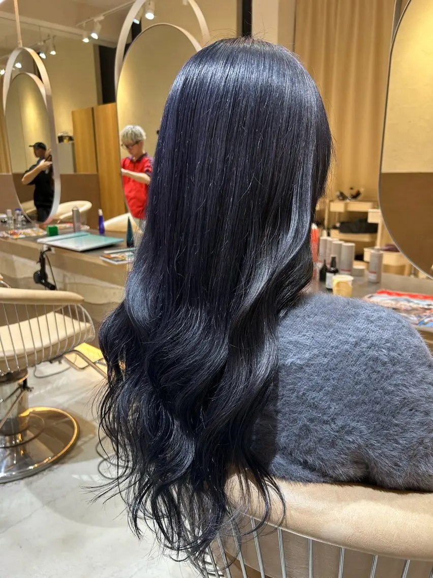セミロング カラー 平田 悠馬のヘアスタイル
