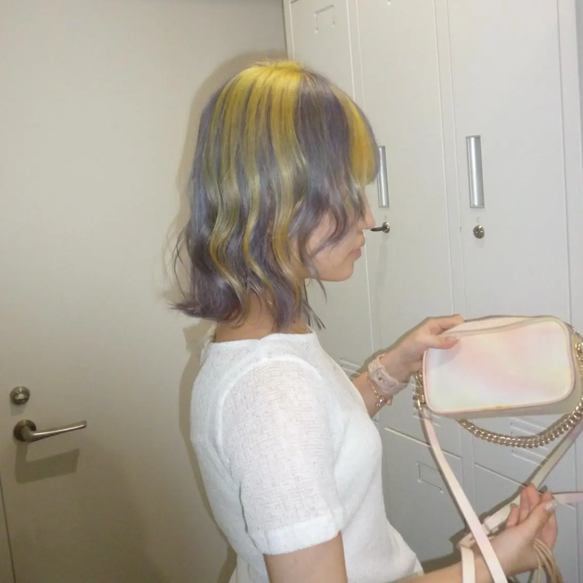 ミディアム カラー デザインカラー s u z uのヘアスタイル