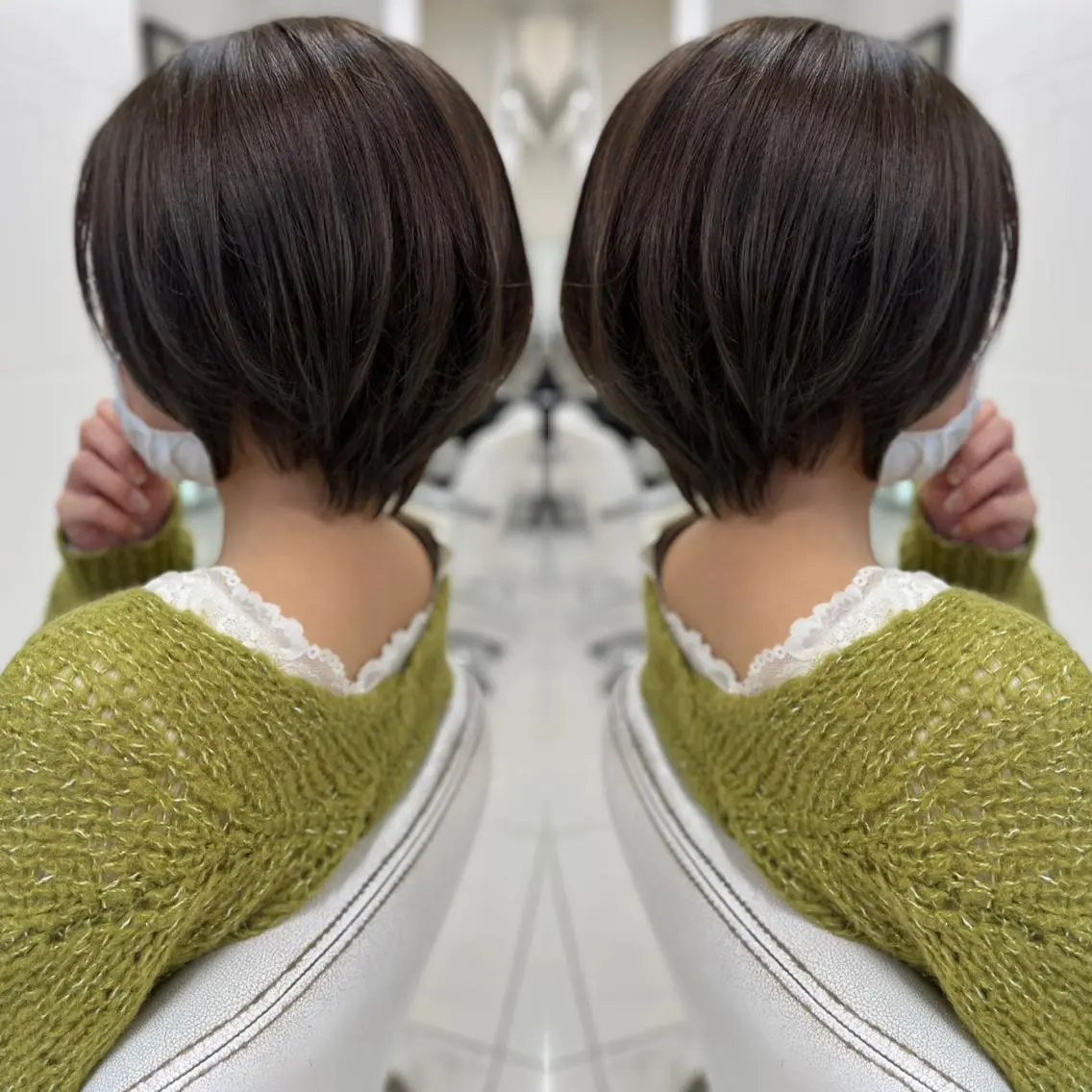 似合わせカットの写真