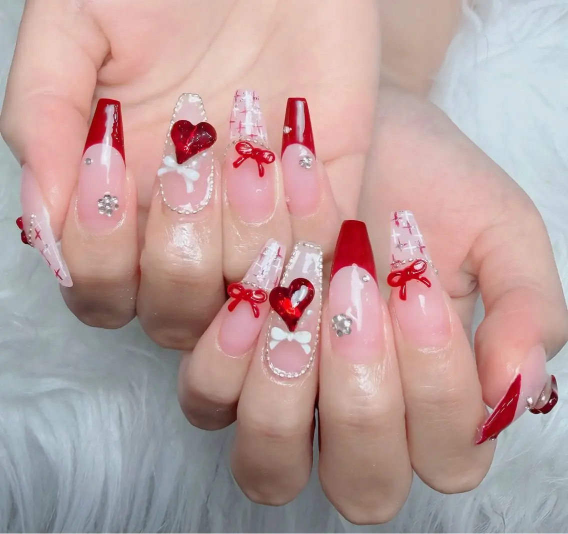 ネイル アートネイル フレンチネイル ジェルネイル 韓国ネイル マグネットネイル ハンドネイル Lenie Nail Okuboのネイルデザイン