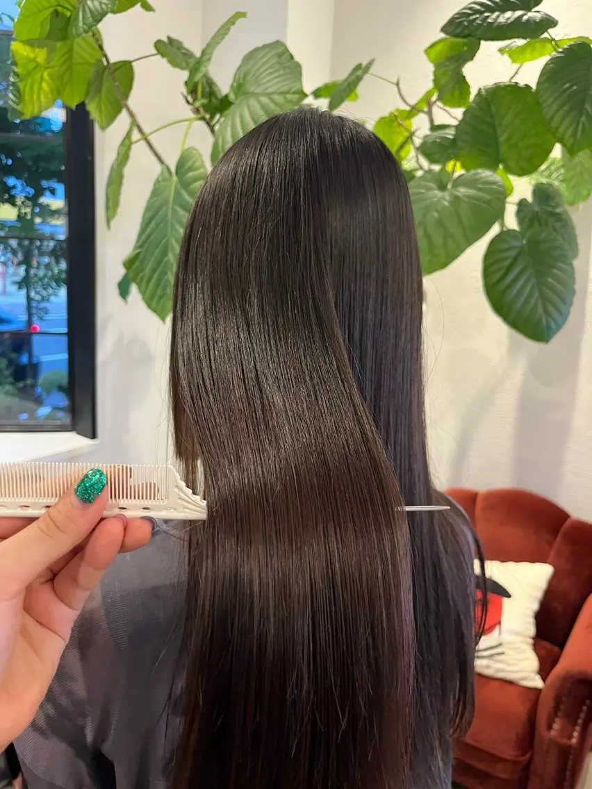 カットモデル unaのヘアスタイル