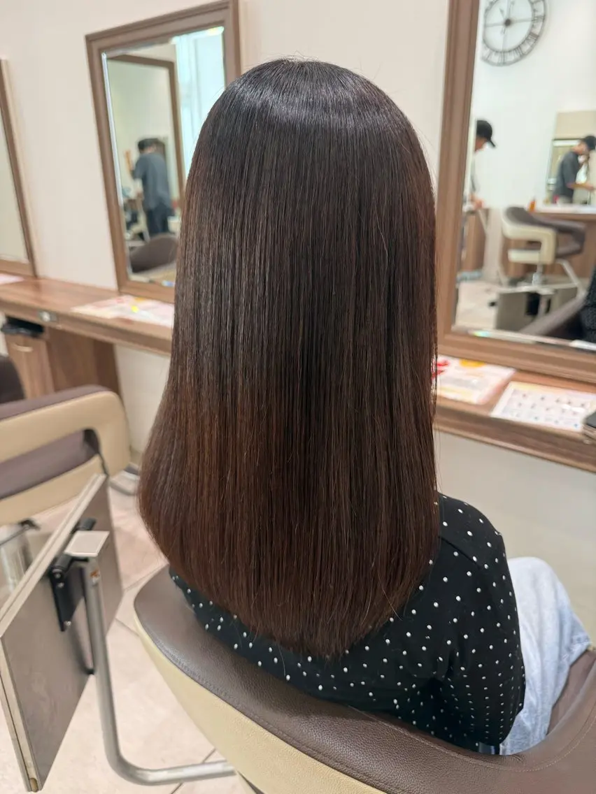 ロング カラー パーマ カット 縮毛矯正 .MANA. 【艶髪ロング】のヘアスタイル