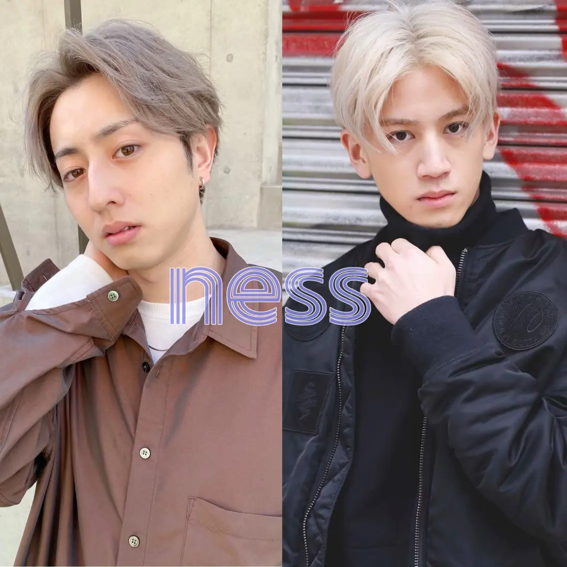 ショート カラー メンズ ヘアカラー ness🎖️ カミカリスマ受賞のヘアスタイル