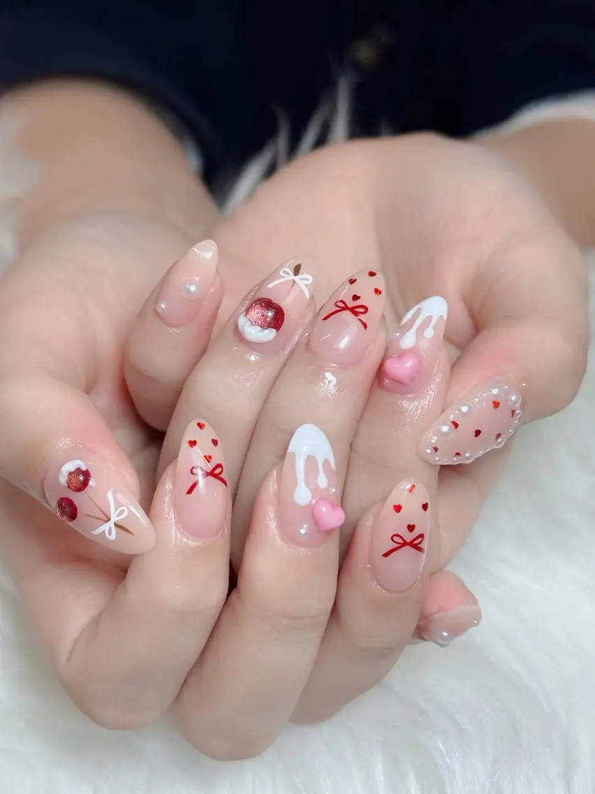 ネイル オーロラネイル チークネイル フットネイル フレンチネイル ハロウィン Lumi Shinokuboのネイルデザイン