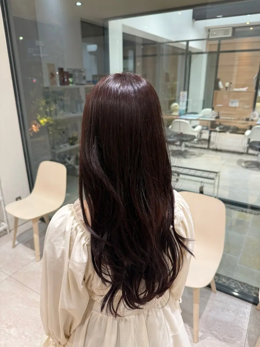 カラー ブラウンカラー ピンクカラー ヘアカラー 俟野月祈 DIVADIVOのヘアスタイル