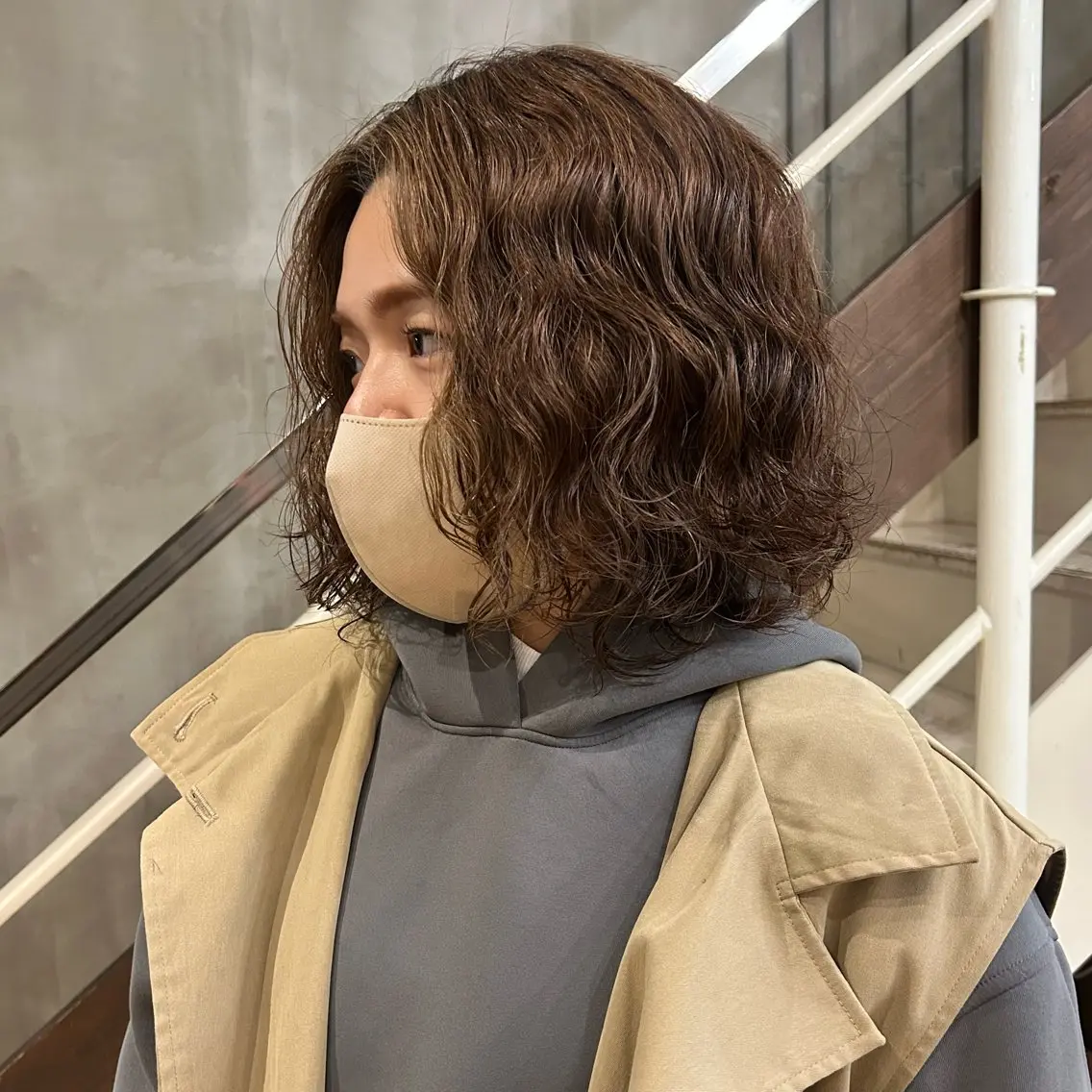 パーマ ボブ　ショート🌟 きだに りののヘアスタイル