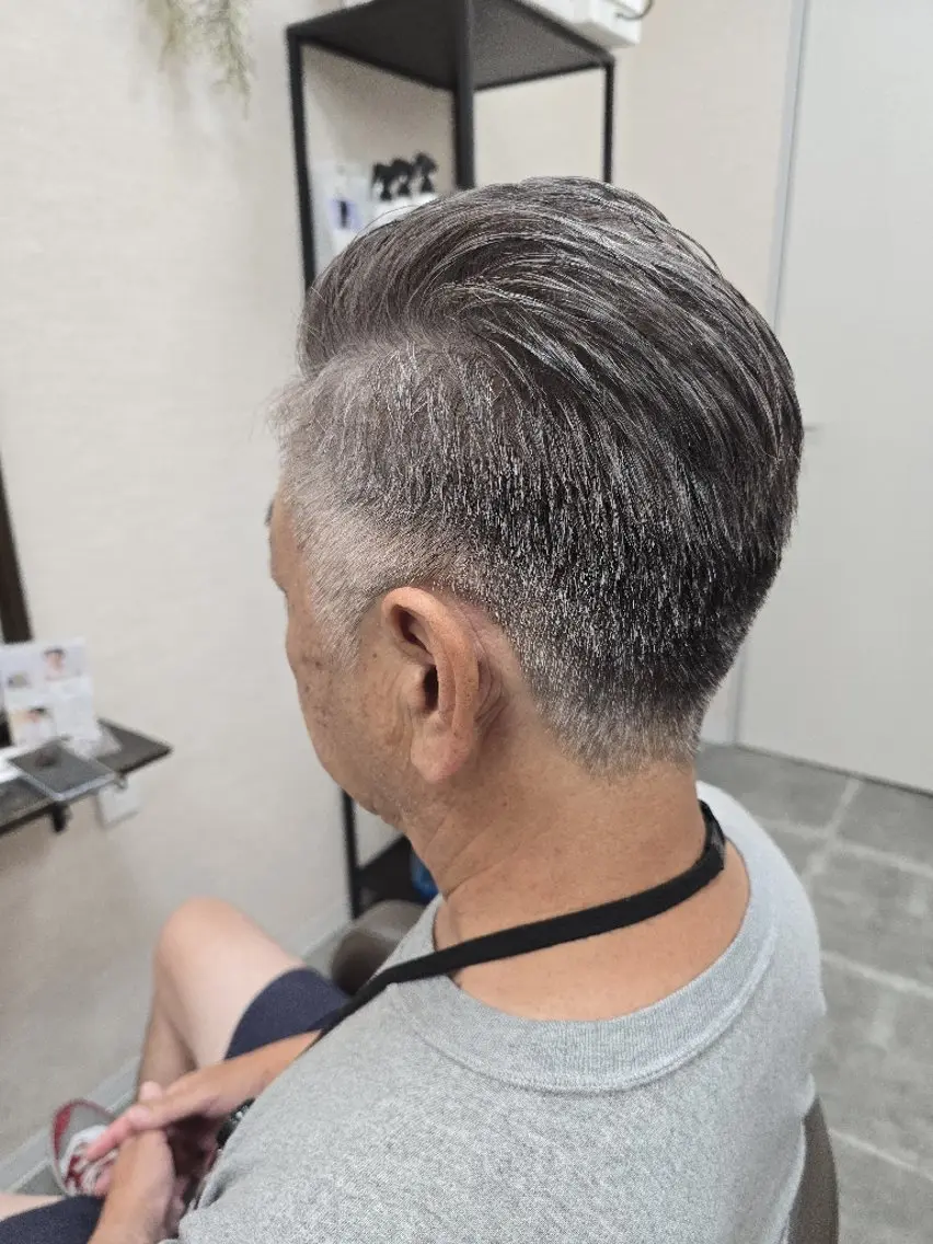 ショート メンズ カット ヘアセット 石川(park) ジェウンのヘアスタイル