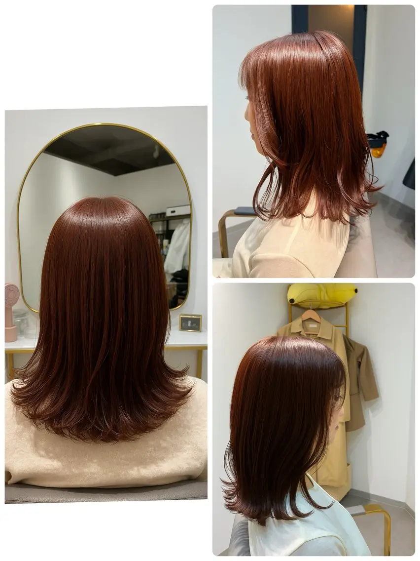 ミディアム ボブレイヤー ミディアムパーマ ボブ ハイライト 髪質改善 カット ヘアカラー トリートメント 髪質改善/縮毛矯正/ 美髪/個室/ハラのヘアスタイル