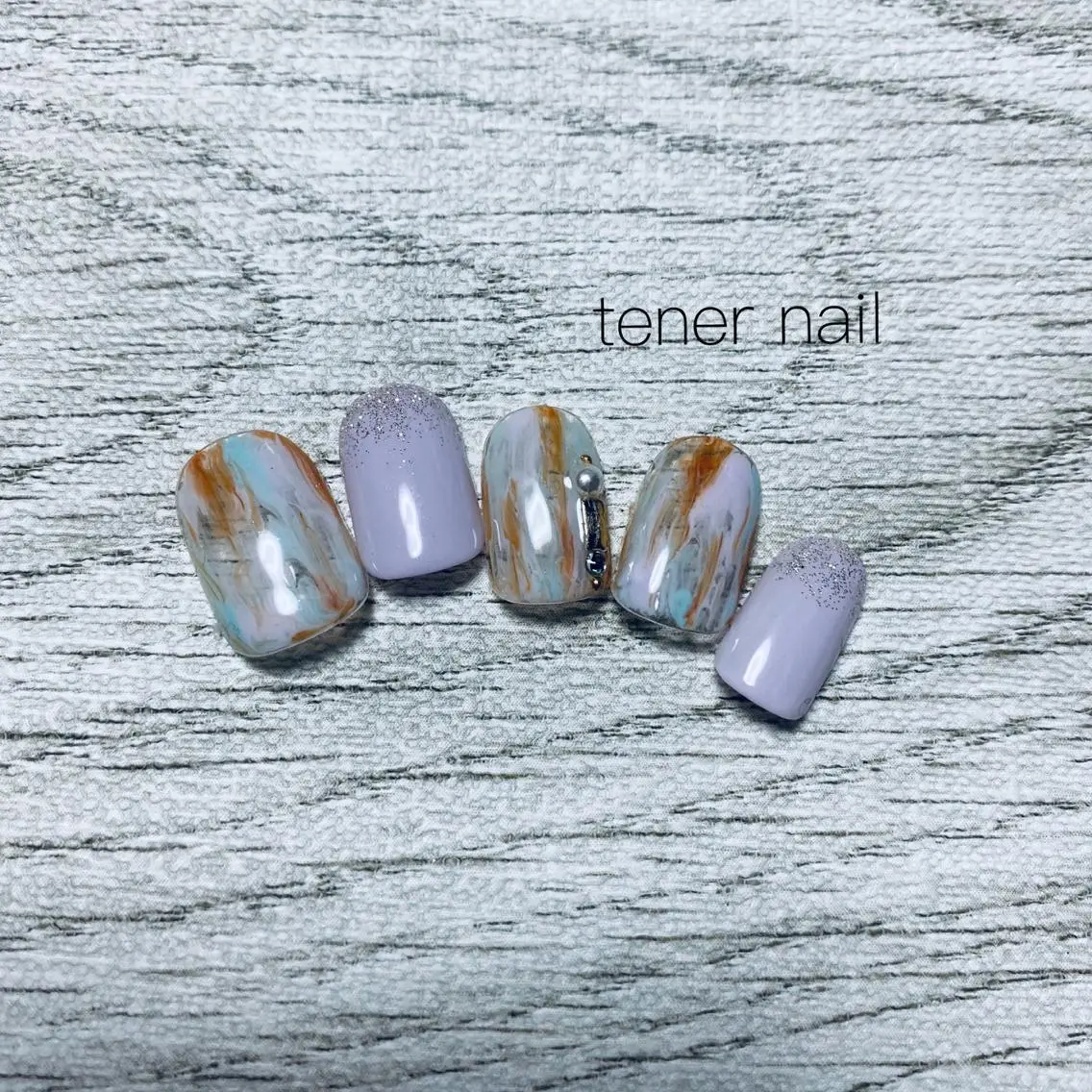 ネイル アートネイル ニュアンスネイル テネルネイル tener nailのネイルデザイン