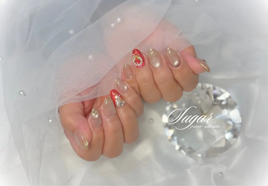 ネイル 持ち込み ハンドネイル Nail salon Sugarのネイルデザイン