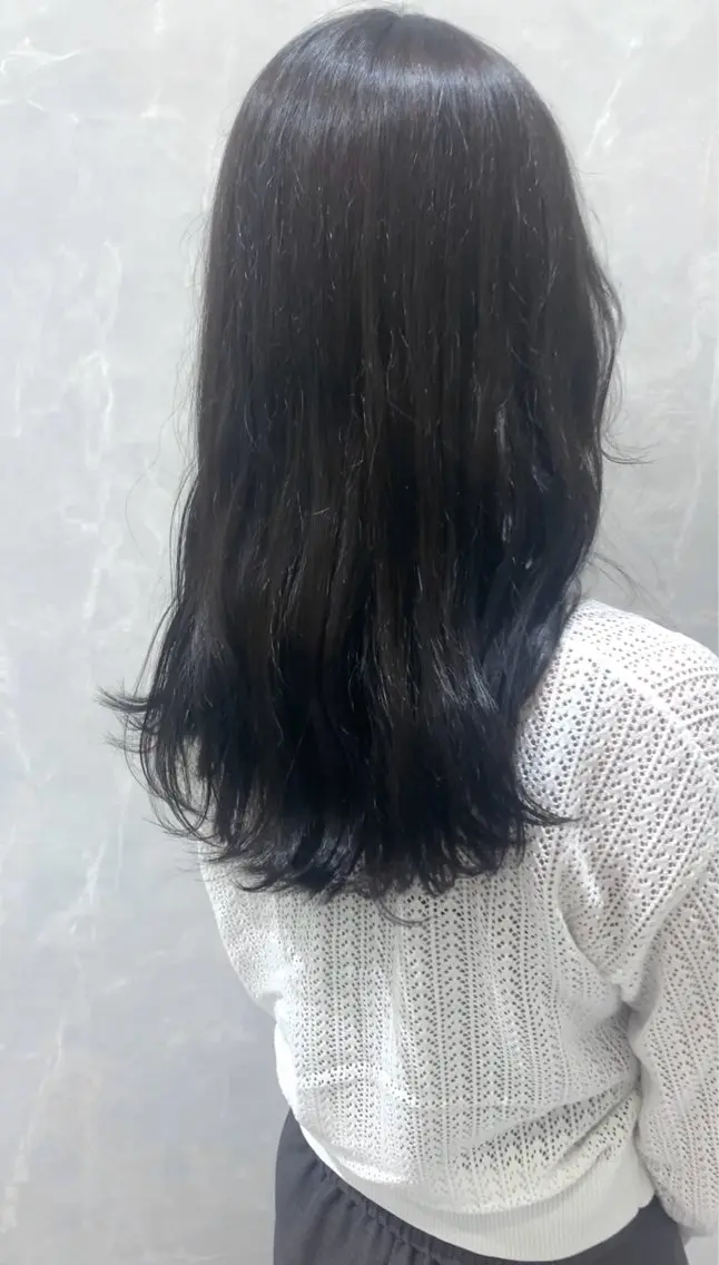 セミロング カラー グレージュ 癖毛改善縮毛矯正 /中山なかやまのヘアスタイル