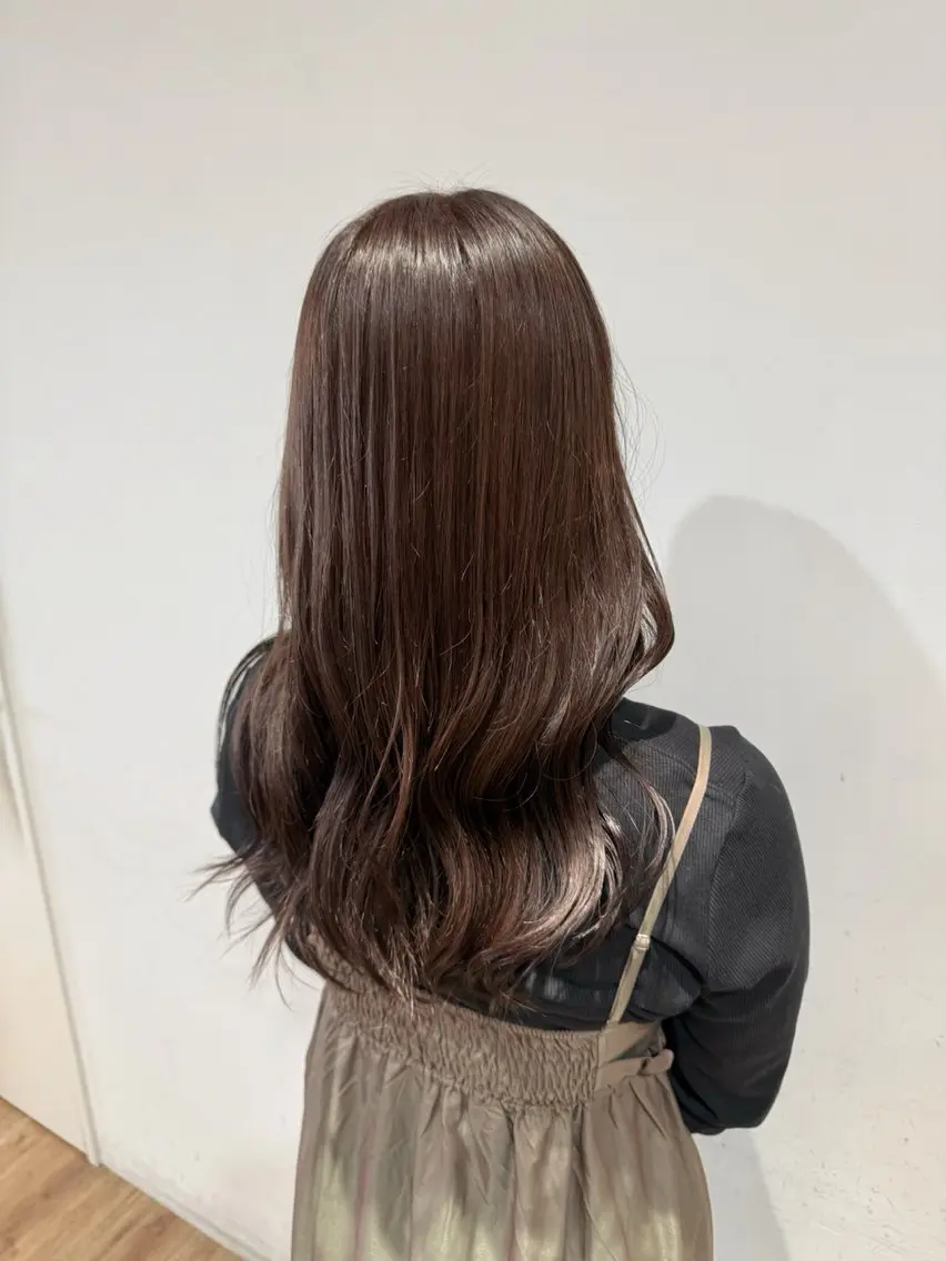 セミロング ヘアカラー トリートメント かとう きりん🎀🪽のヘアスタイル