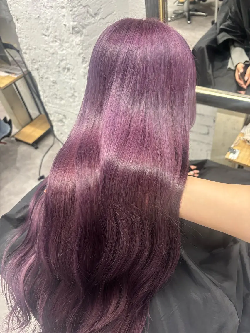 ロング カラー ハイトーン/ダブル カラー/akihoのヘアスタイル