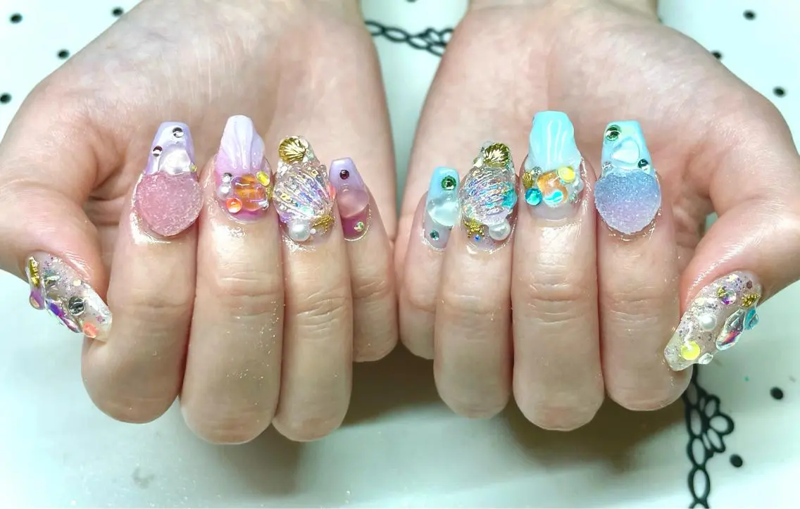 ネイル 持ち込み ハンドネイル nailist cocoのネイルデザイン