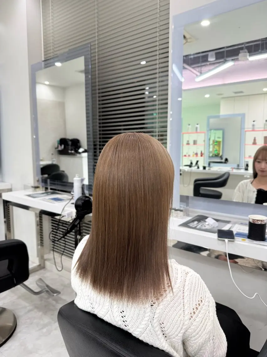 ロング カラー ヘアカラー 🍀透明感ブラウン sakura🍀のヘアスタイル