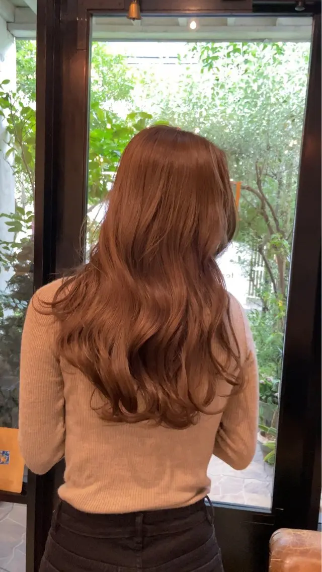 カラー ベージュカラー 透明感カラー オリーブベージュ ダメージレス美容師 🌱水島侑理のヘアスタイル