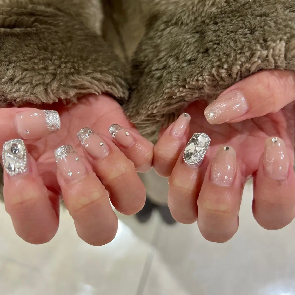 ネイル 韓国ネイル ワンホンネイル 【池袋】nuts nail なつみのネイルデザイン