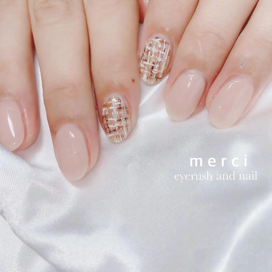 ネイル フラッシュネイル フットネイル フレンチネイル ハート キラキラネイル ハンドネイル merci nailのネイルデザイン
