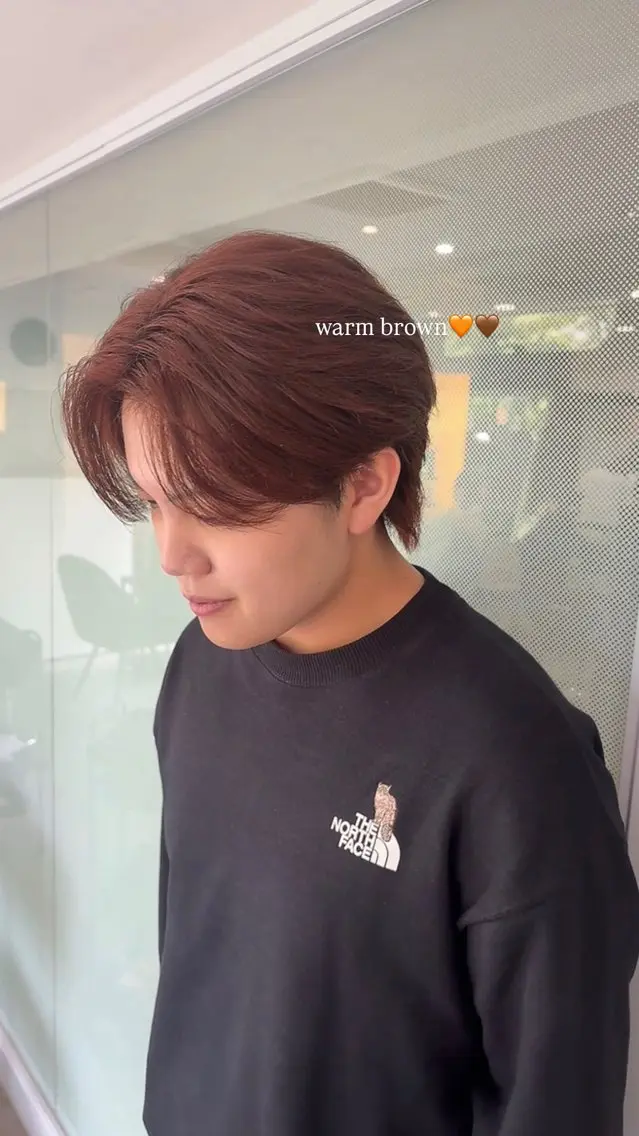 カラー メンズ ブラウンカラー ヘアカラー トリートメント 坂本奈都美/Jr.s 🎀のヘアスタイル
